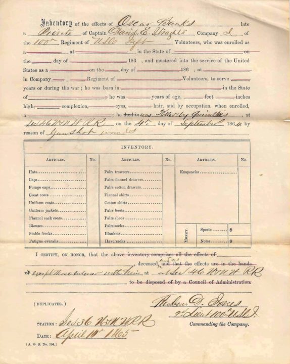 BLACKSOLDIERKILLEDCIVILWAR1865_Page_1335kb The Mitchell Collection of African American